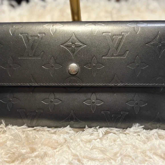 Louis Vuitton Porte Monnaie Matt Vernis Long Wallet~ TH0073 - Picture 8 of 15